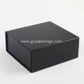 Black Cardboard Folded Paper Box with Lid